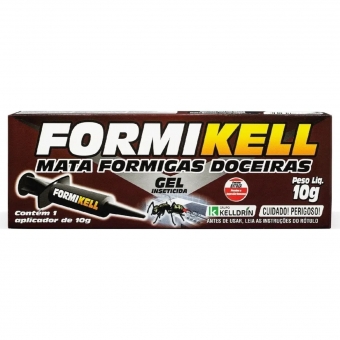 Mata Formiga Doceiras Formikell Gel Bisnaga Aplicador 10g
