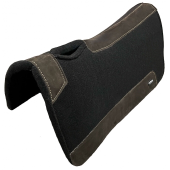 Manta Feltro Tie Down - Couro Camurça FOR HORSE