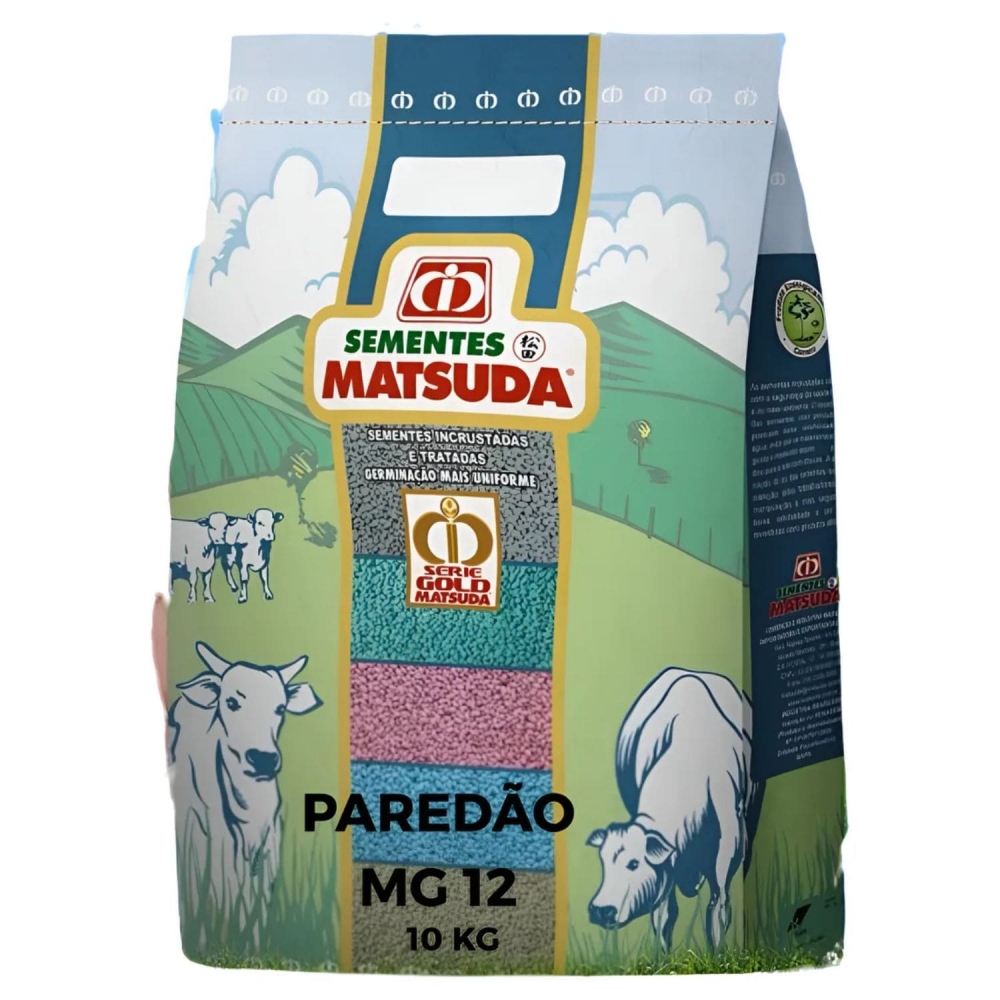 Sementes Para Pastagem Mg 12 Paredão Matsuda Pasto-silo 10kg