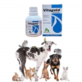Kit Farinha Cálcio Galinha Suplemento + Vitagold Vitamina