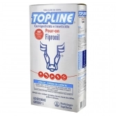 Topline Pour on Carrapaticida e Inseticida 1L Original