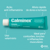 Calminex 30g Pomada Anti-inflamatória Dores Musculares Msd