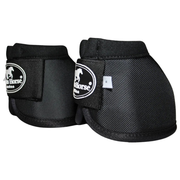 Par Cloche Preta Para Cavalo Poteção Boots Horse Tamanho M