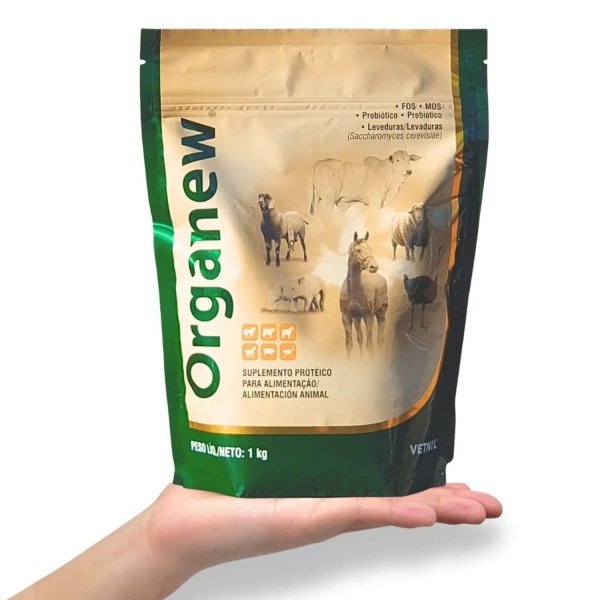 Vetnil Suplemento equino proteico em pó Vetnil Organew 1 kg