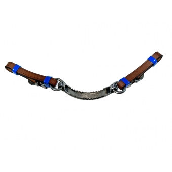 Barbela Serrilhada Inox Para Cavalos