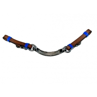 Barbela Serrilhada Inox Para Cavalos