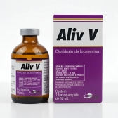 Aliv V 50 Ml Tratamento Respiratório Para Equinos