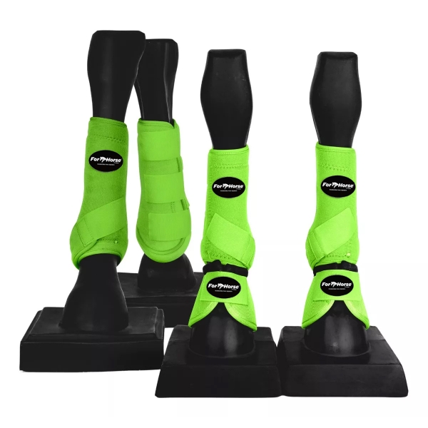 KIT COLOR COMPLETO C/ SKID BOOT FOR HORSE - VERDE LIMÃO
