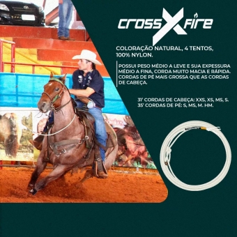 Corda de Laço Tomahawk Cross Fire XS Extra Soft 31 cabeça