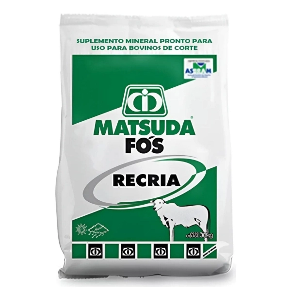 kit Sal Branco 25KG + Suplemento Mineral Bovinos Fós Recria