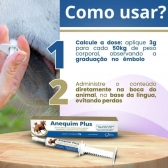 Kit 2 Vermífugo Oral Para Cavalos Anequim Plus Syntec 30G