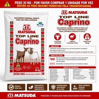 Sal Mineral Top Line Caprino Cabra Cabrito Bode Suplemento