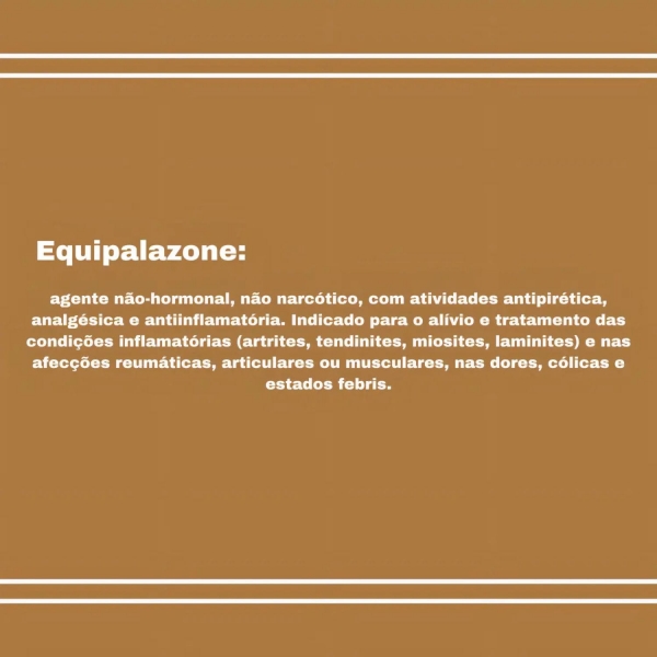 Equipalazone Ceva Anti-inflamatório 100ml Para Cavalos