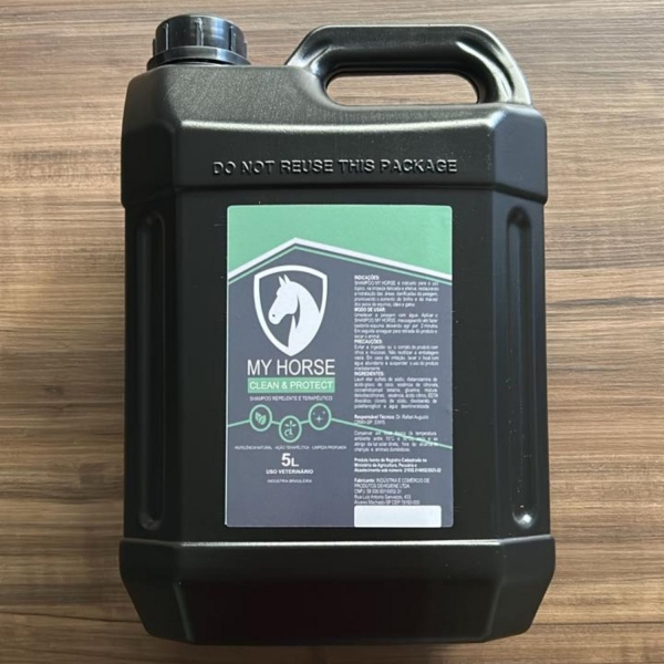 Kit Repelente Pasta + Shampoo Citronela Cavalos 5L MyHorse