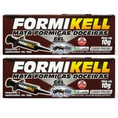 kit 2 Mata Formiga Doceiras Formikell Gel Bisnaga 10g