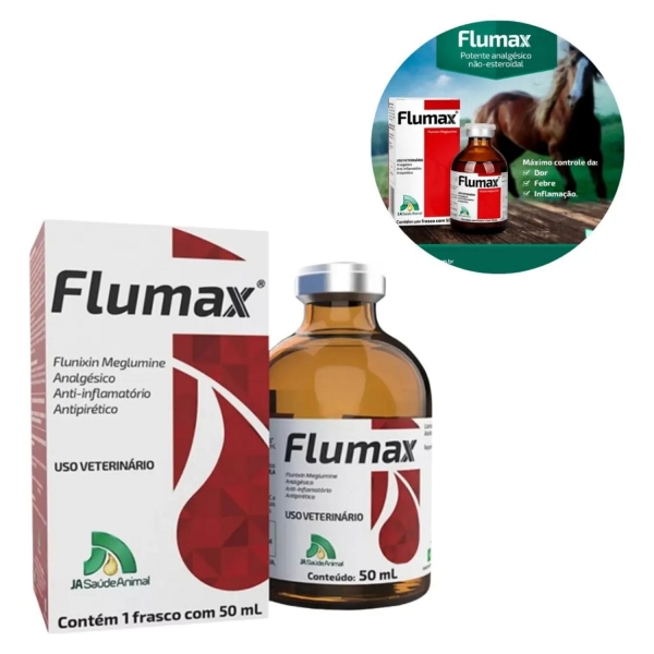 Flumax 50ml Flunixina Ja Saude Animal