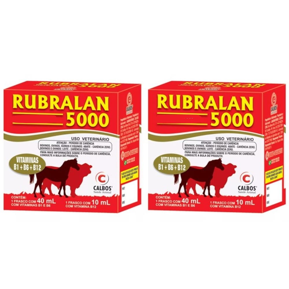 Kit 2 Rubralan 5000 50 ML