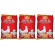 Kit 3 Farinhas De Cálcio 1kg Para Galinha Suplemento Mineral