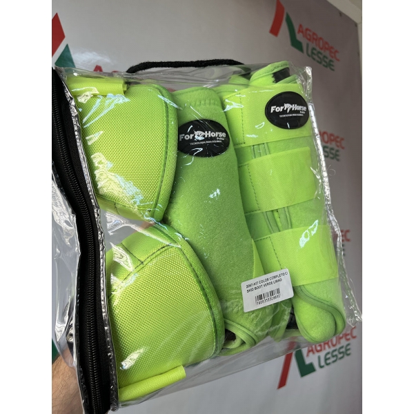 KIT COLOR COMPLETO C/ SKID BOOT FOR HORSE - VERDE LIMÃO