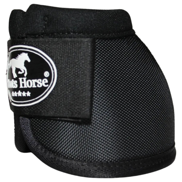 Par Cloche Preta Para Cavalo Poteção Boots Horse Tamanho M