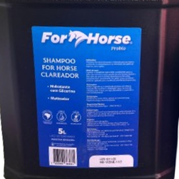 Shampoo Clareador Equino For Horse 5L
