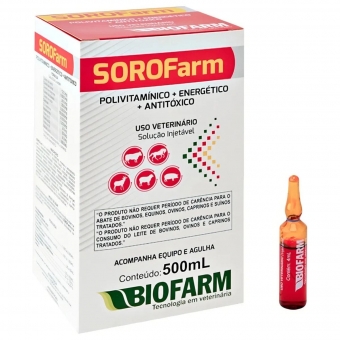 Sorofarm 500ml Polivitamínico Antitóxico Energeti - Biofarm