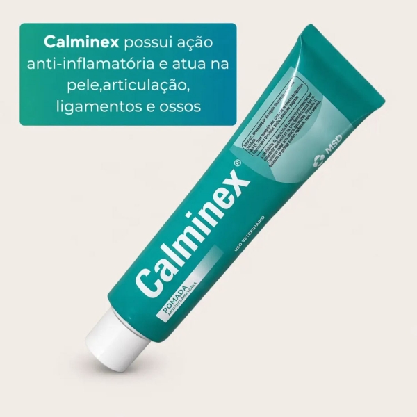 Calminex 30g Pomada Anti-inflamatória Dores Musculares Msd