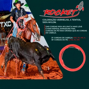 Corda de laço Tomahawk Rocket  MS  35  pé