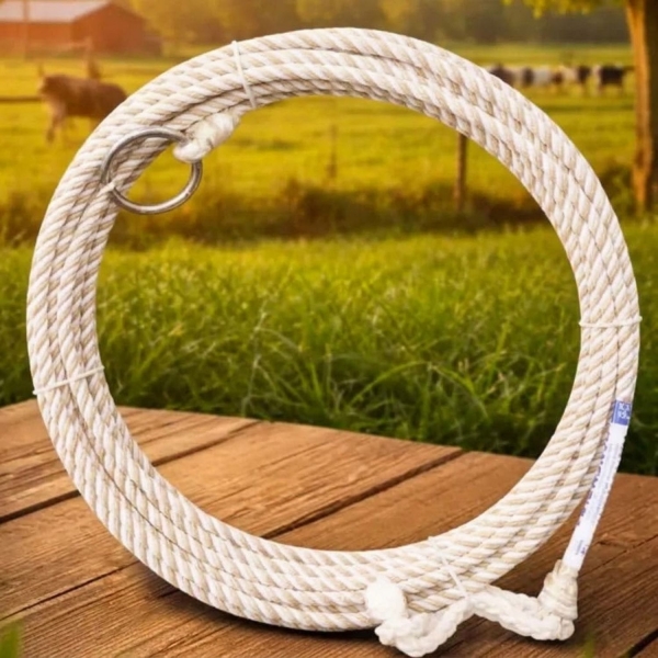 Laço Corda Chumbado de Campo 12M Branco