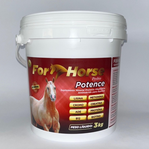 Suplemento Cavalo Massa Muscular For Horse Potence 3kg Top