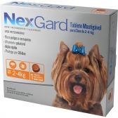Nexgard Antipulgas e Carrapatos para Cães de 2 a 4 kg