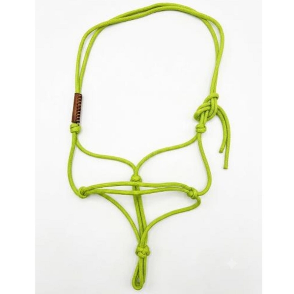 Kit 2 Cabresto 7 Nós de Alta Performance Resistência Conforto - Verde Limao