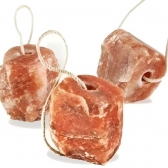 Kit Bloco Sal Rosa Himalaia + Mascara Mosca BootsHorse Preto