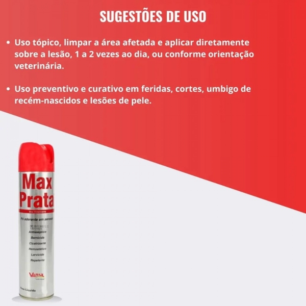 Spray De Prata Max Prata 500ml Vansil