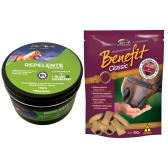 Kit Pasta Repelente contra moscas + Benefit para Cavalos